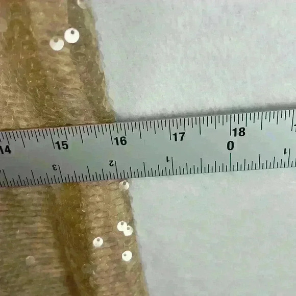 A New Day Dress Gold Women’s Size Small Sparkling Sequined NWT - Picture 6 of 10